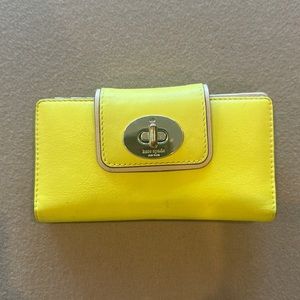 Yellow Kate Spade Wallet
